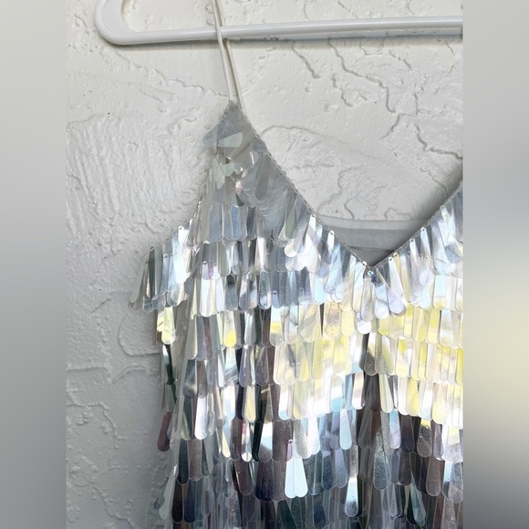 Anthropologie BHLDN Taylor Swift Sequin Mini Dress Bridal Womens 2 Bachlorette - Picture 8 of 11